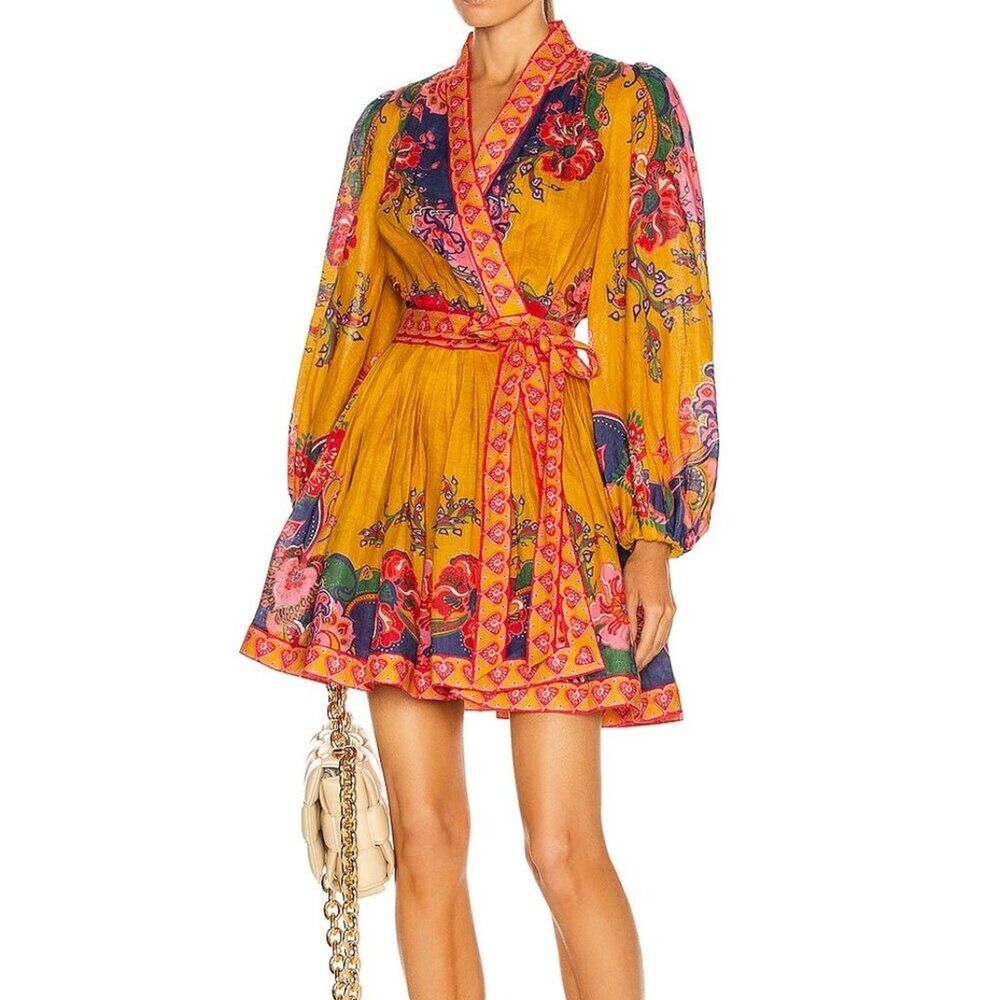 zimmermann lovestruck linen dress